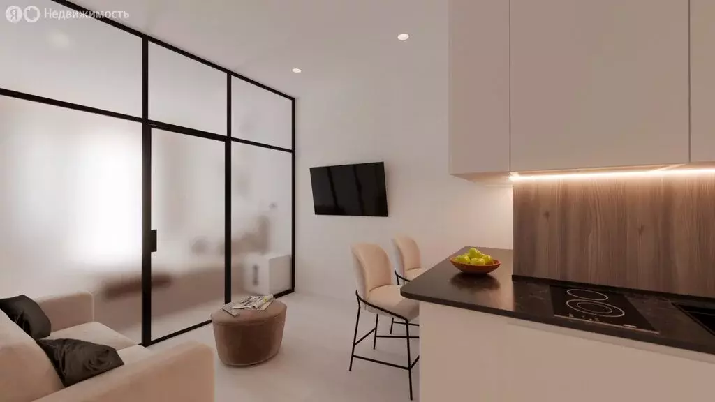 Квартира-студия: Барнаул, проспект Ленина, 122Б (28 м) - Фото 1