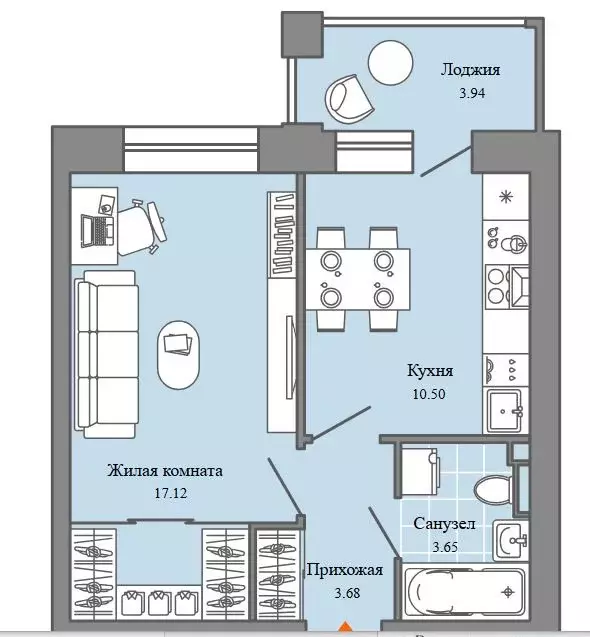 Продаётся 1-к квартира, 37 м - Фото 0