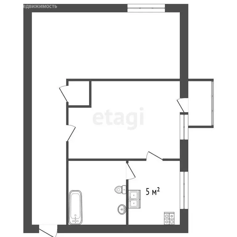 1-комнатная квартира: Красное Село, проспект Ленина, 76 (27 м) - Фото 1
