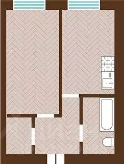 1-к кв. Калининградская область, Гурьевский муниципальный округ, пос. ... - Фото 0