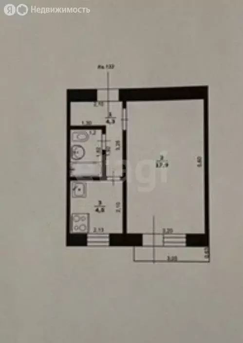 1-комнатная квартира: Алексеевка, Республиканская улица, 71А (29.4 м) - Фото 0