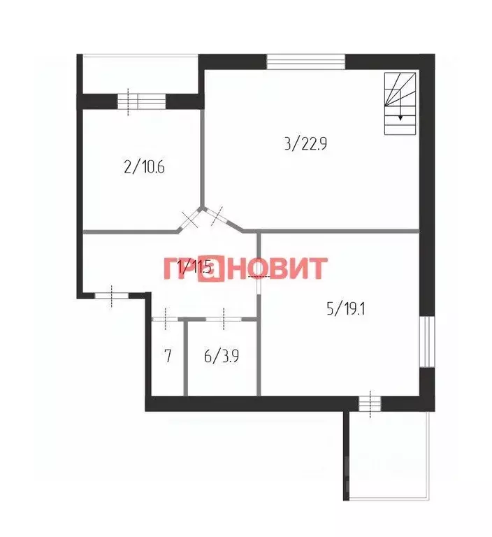 4-к кв. Новосибирская область, Новосибирский район, Краснообск рп, 5-й ... - Фото 1