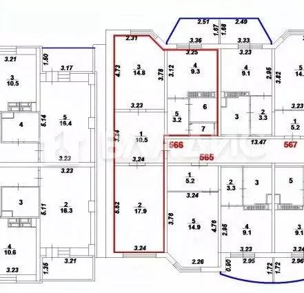 2-к кв. Воронежская область, Воронеж Московский просп., 130к1 (59.7 м) - Фото 2