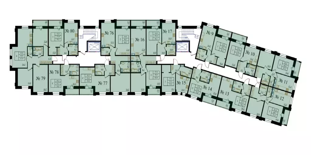 2-к кв. Ленинградская область, Гатчина Въезд мкр,  (51.5 м) - Фото 1