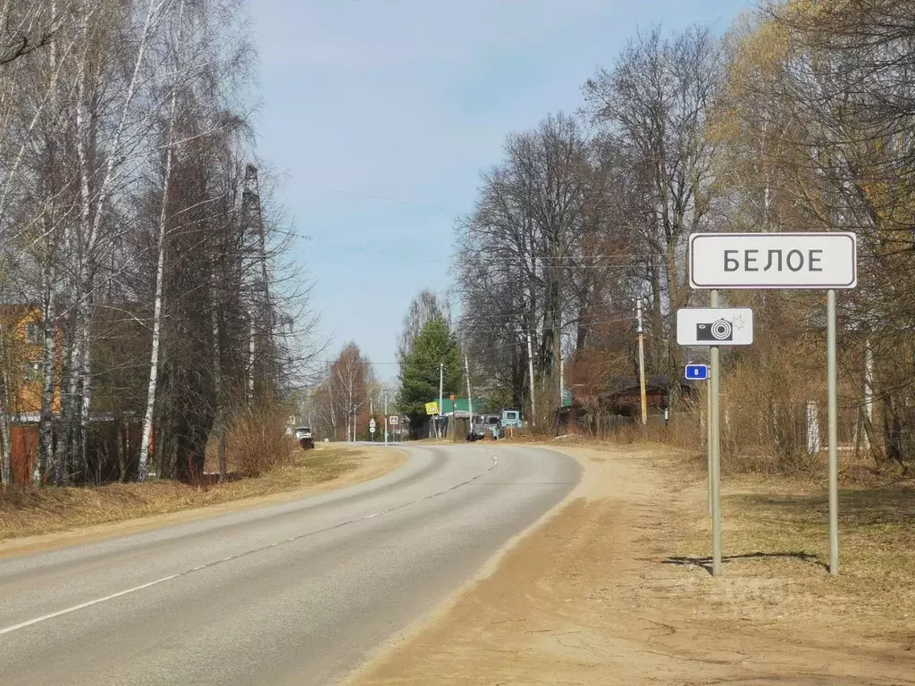 Участок в Тверская область, Кимрский муниципальный округ, д. Белое  ... - Фото 0