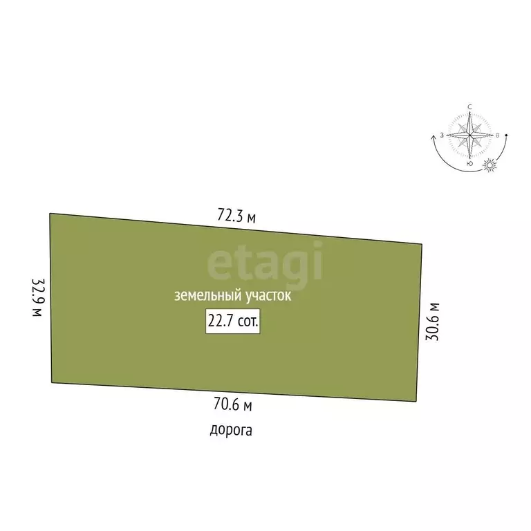 Участок, 22.7 сот., поселения (ижс) - Фото 1