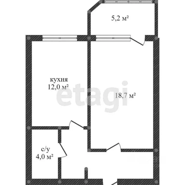 1-к кв. Ханты-Мансийский АО, Сургут ул. Семена Билецкого, 6 (43.4 м) - Фото 1