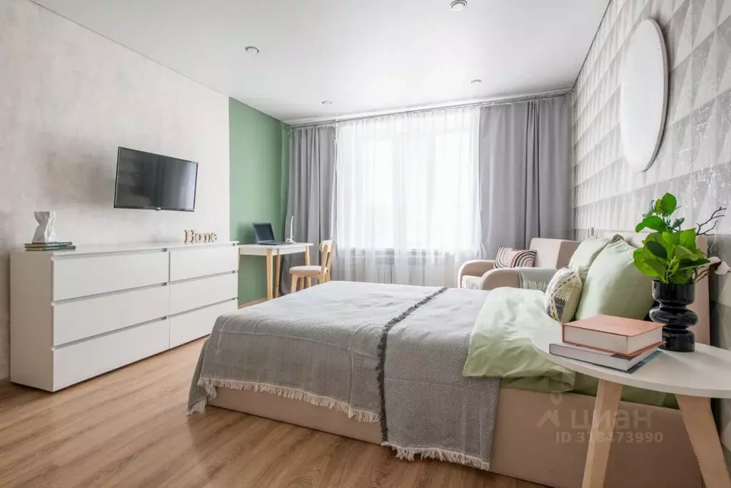 2-к кв. Татарстан, Казань ул. Карбышева, 15 (55.0 м) - Фото 1