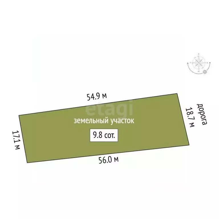 Участок в Оренбургская область, Оренбург Энергетик СНТ, ул. Садовая ... - Фото 2