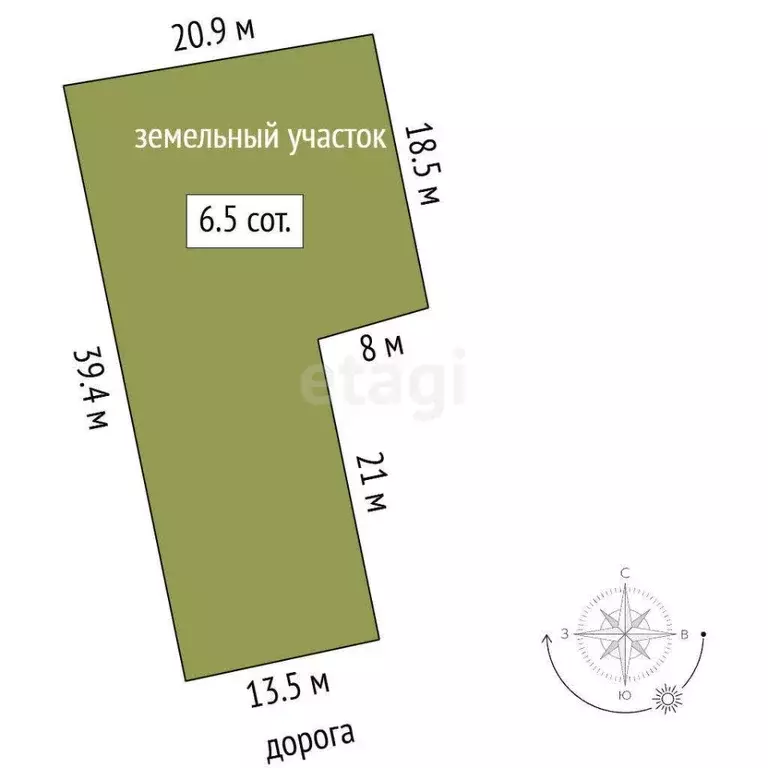 Участок в Севастополь СНТ Рябинушка ТСН,  (6.5 сот.) - Фото 2