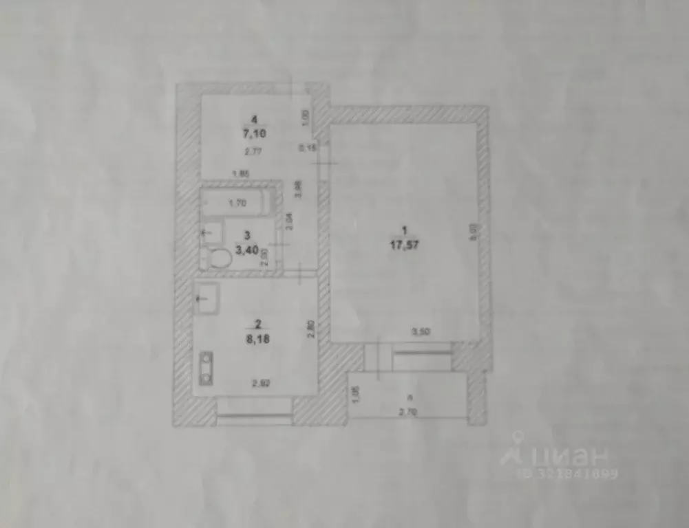 1-к кв. Ульяновская область, Ульяновск ул. Стасова, 11А (37.67 м) - Фото 2