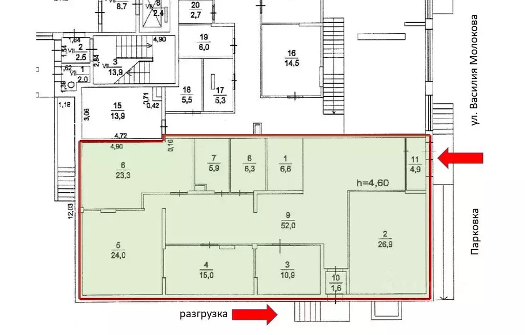Торговая площадь в Московская область, Ленинский городской округ, ... - Фото 2