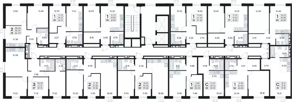 1-к кв. Приморский край, Владивосток Катерная ул., 31/2 (34.37 м) - Фото 2