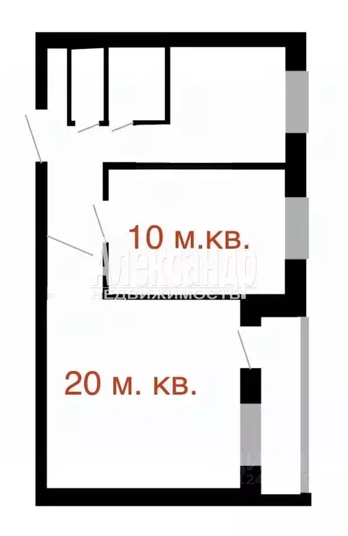 2-к кв. Санкт-Петербург ул. Шотмана, 9К1 (46.0 м) - Фото 1