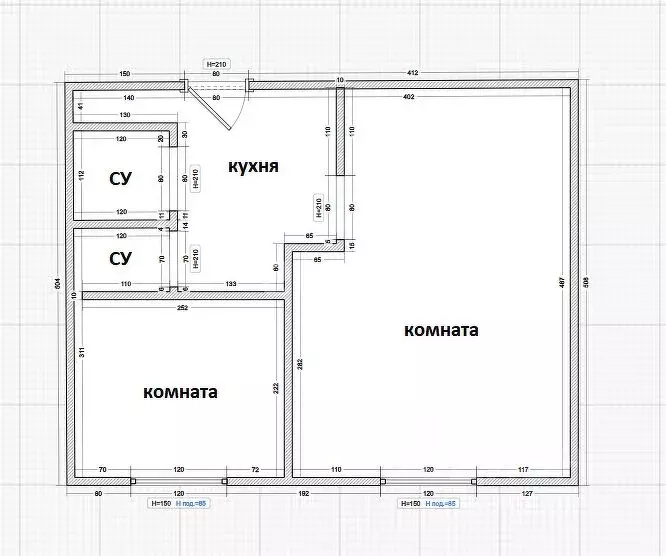 2-к кв. Приморский край, Владивосток ул. Гульбиновича, 8/2 (35.1 м) - Фото 1