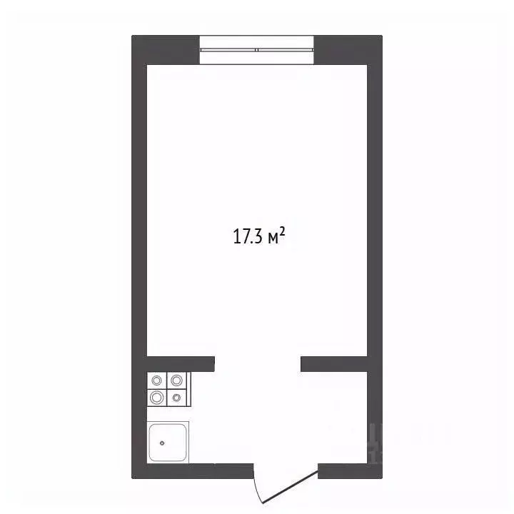 Комната Томская область, Томск ул. Александра Угрюмова, 2Б (17.3 м) - Фото 2