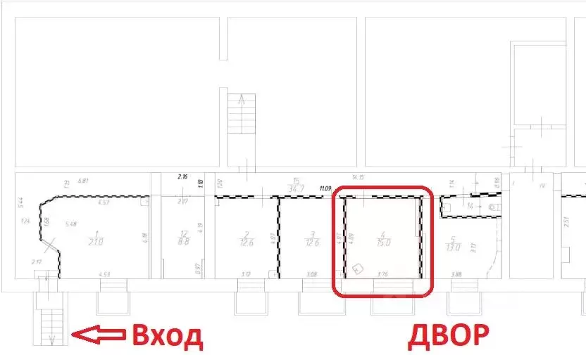 Офис в Москва ул. Ватутина, 12К1 (15 м) - Фото 1