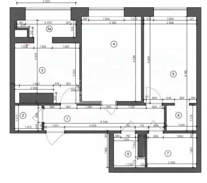 2-к кв. Рязанская область, Рязань ул. Полетаева, 25к3 (63.0 м) - Фото 1