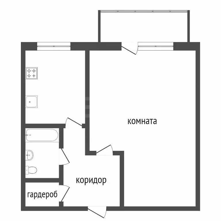1-комнатная квартира: Вологда, Воркутинская улица, 11 (33 м) - Фото 0