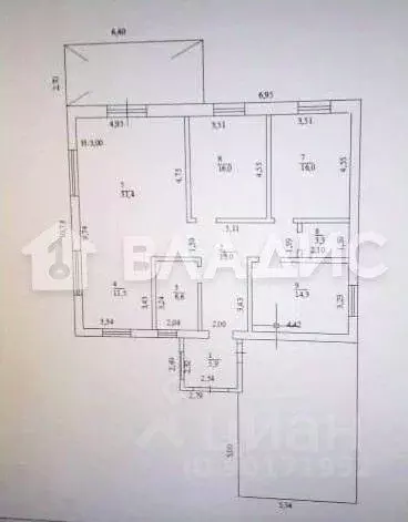 Дом в Башкортостан, Стерлитамакский район, Казадаевский сельсовет, с. ... - Фото 2