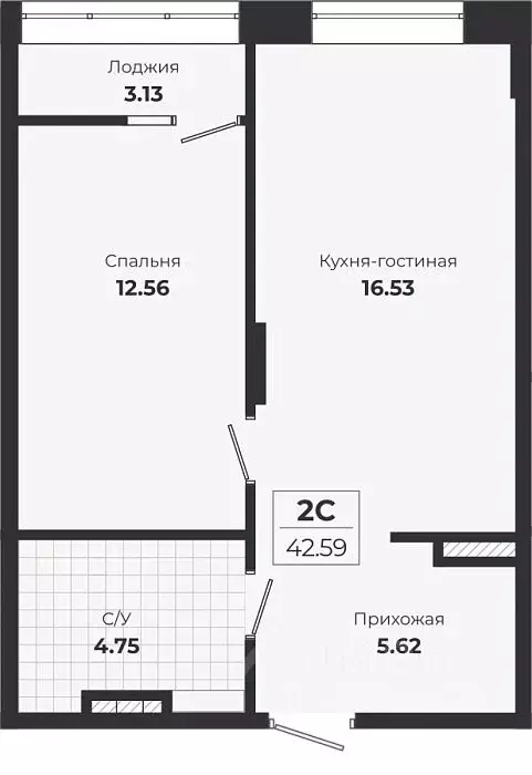 1-к кв. Новосибирская область, Новосибирск Лесоперевалка мкр, Ясный ... - Фото 0