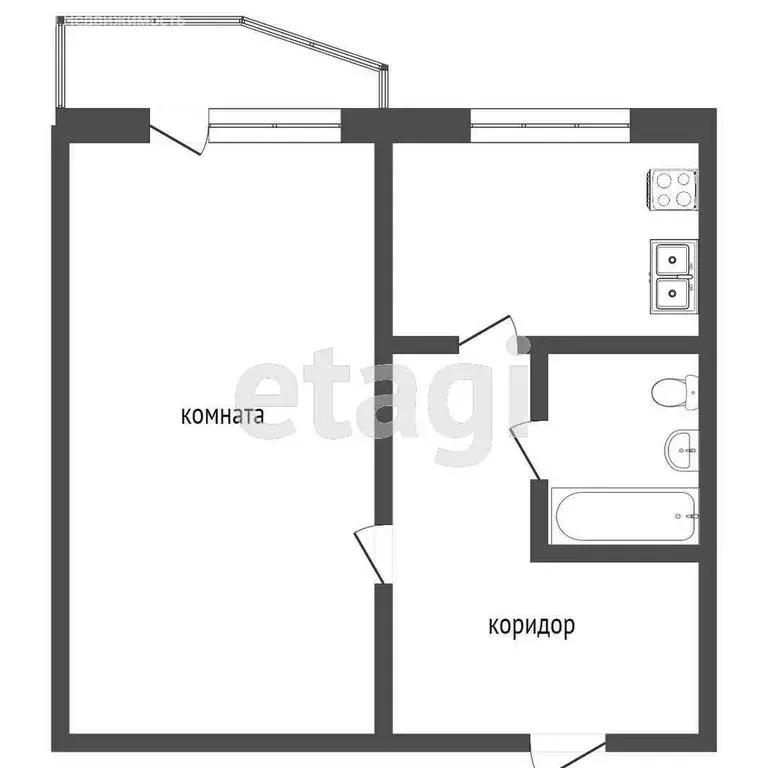 1-комнатная квартира: Москва, Мичуринский проспект, 21к3 (37 м) - Фото 0