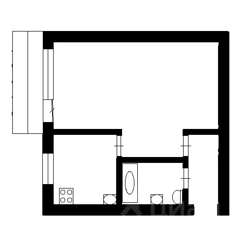 1-к кв. Алтайский край, Бийск Советская ул., 199/6 (32.1 м) - Фото 1