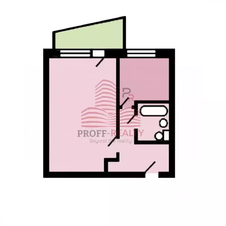 1-к кв. Москва ул. Николая Химушина, 1 (33.7 м) - Фото 1