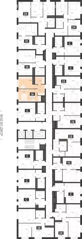 1-комнатная квартира: Екатеринбург, улица Академика Ландау, 41 (34.32 ... - Фото 1