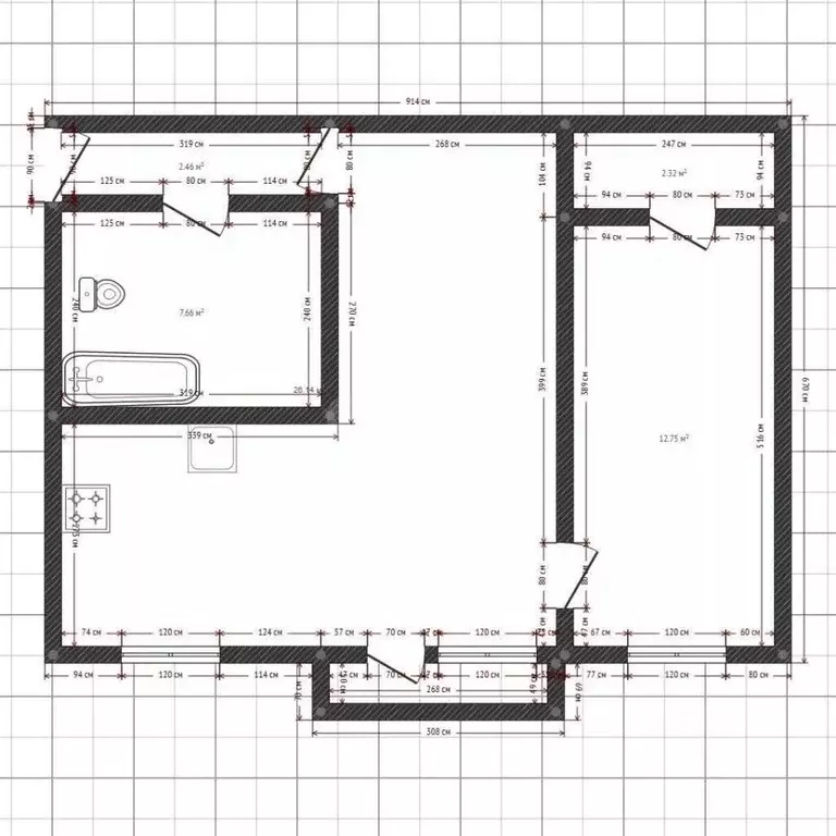 2-к кв. Иркутская область, Ангарск 189-й кв-л, 7 (43.6 м) - Фото 2