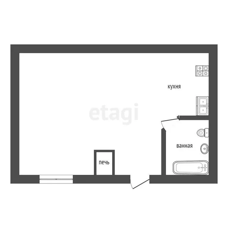 Дом в Тюмень, Земляничная улица (22.6 м) - Фото 1