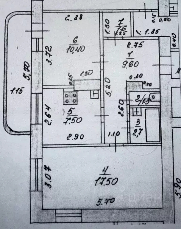2-к кв. Нижегородская область, Нижний Новгород Московское ш., 17А ... - Фото 2