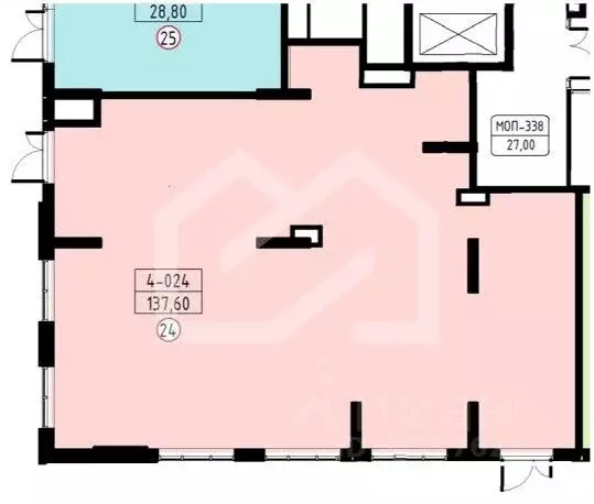 Торговая площадь в Москва № 160 кв-л, 1Вк3 (138 м) - Фото 2