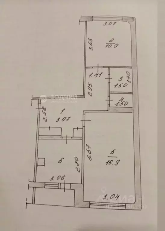 2-к кв. Чувашия, Чебоксары городской округ, Новые Лапсары пгт ул. ... - Фото 1