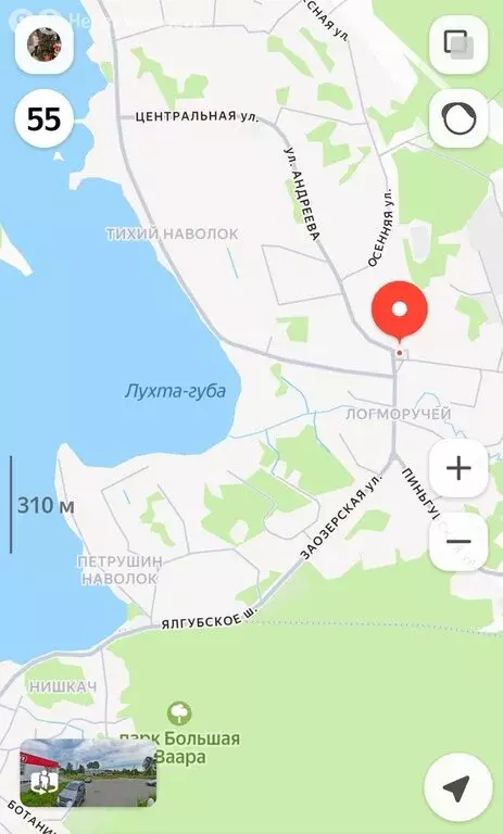 Участок в село Заозерье, Ялгубское шоссе (15 м) - Фото 2