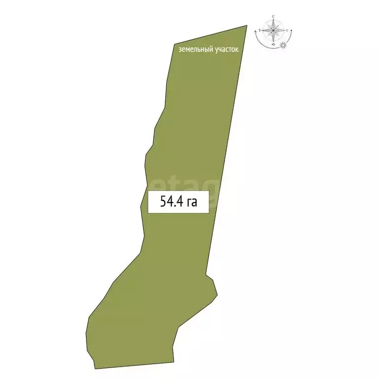 Участок в Нижнекаянча, Центральная улица (54400 м) - Фото 0