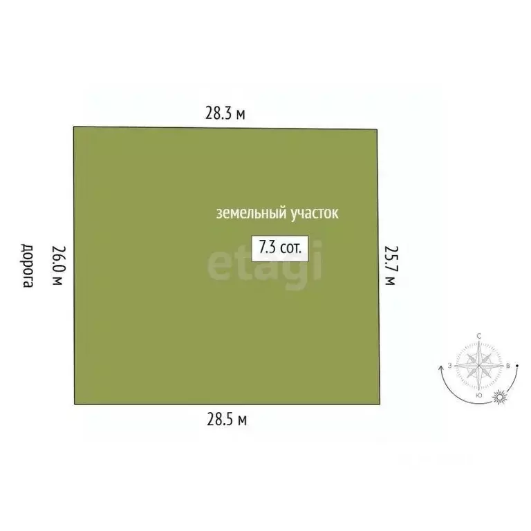 Участок в Тюменская область, Тюмень  (7.32 сот.) - Фото 2