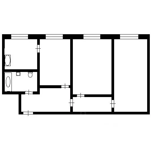 3-к кв. Нижегородская область, Кстово 3-й мкр, 6 (54.0 м) - Фото 1