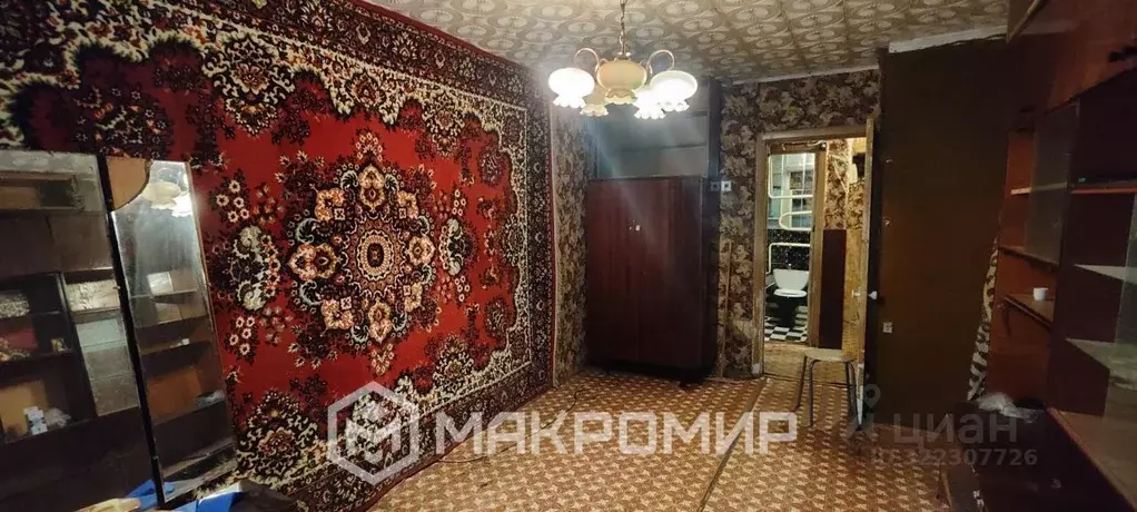 2-к кв. Брянская область, Брянск ул. Молодой Гвардии, 75 (43.5 м) - Фото 1