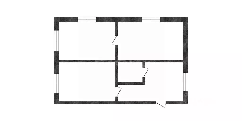 3-к кв. Курганская область, Каргапольский муниципальный округ, Красный ... - Фото 2