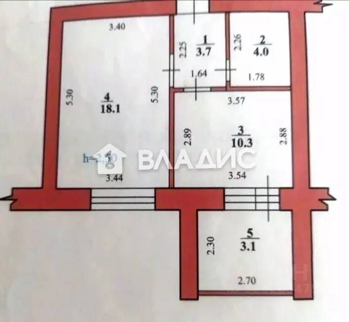 1-к кв. Башкортостан, Стерлитамак ул. Строителей, 8 (36.0 м) - Фото 1