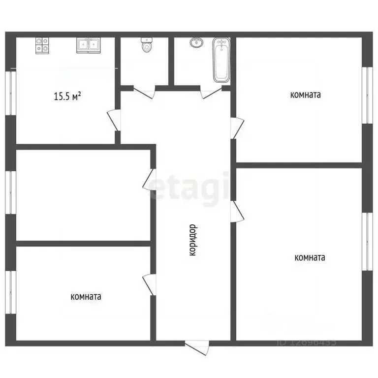 Комната Московская область, Красногорск Пионерская ул., 2 (15.5 м) - Фото 2