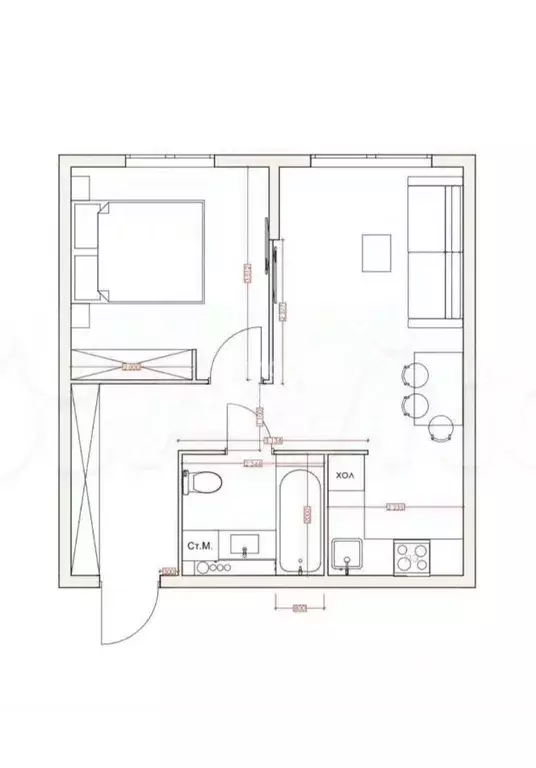 2-к кв. Кемеровская область, Кемерово Лесная Поляна жилрайон, бул. ... - Фото 2