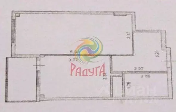 1-к кв. Ивановская область, Кохма ул. Ивановская, 73К1 (48.2 м) - Фото 2