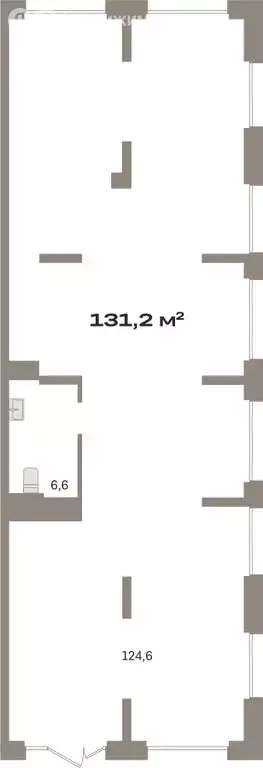 Помещение свободного назначения (131.17 м) - Фото 1
