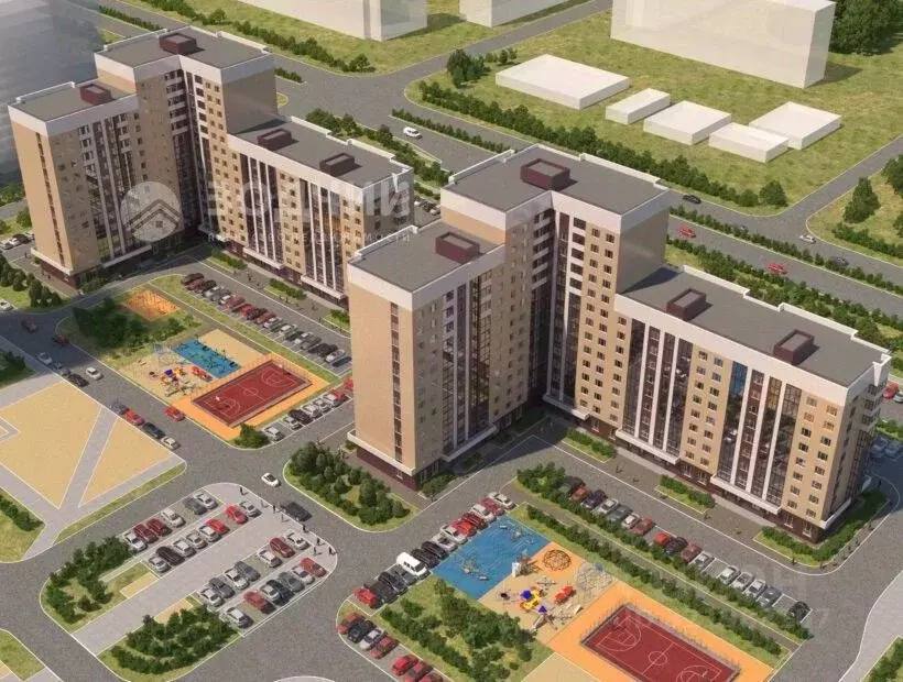 1-к кв. Чувашия, Новочебоксарск Советская ул., поз1 (41.1 м) - Фото 0