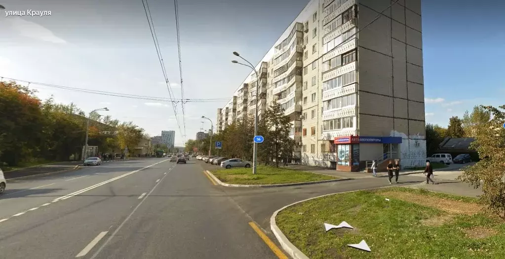 1-к кв. Свердловская область, Екатеринбург ул. Крауля, 56 (37.3 м) - Фото 0