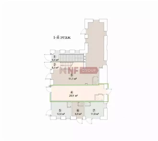 Торговая площадь в Москва ул. Бахрушина, 36/14С3 (29 м) - Фото 2
