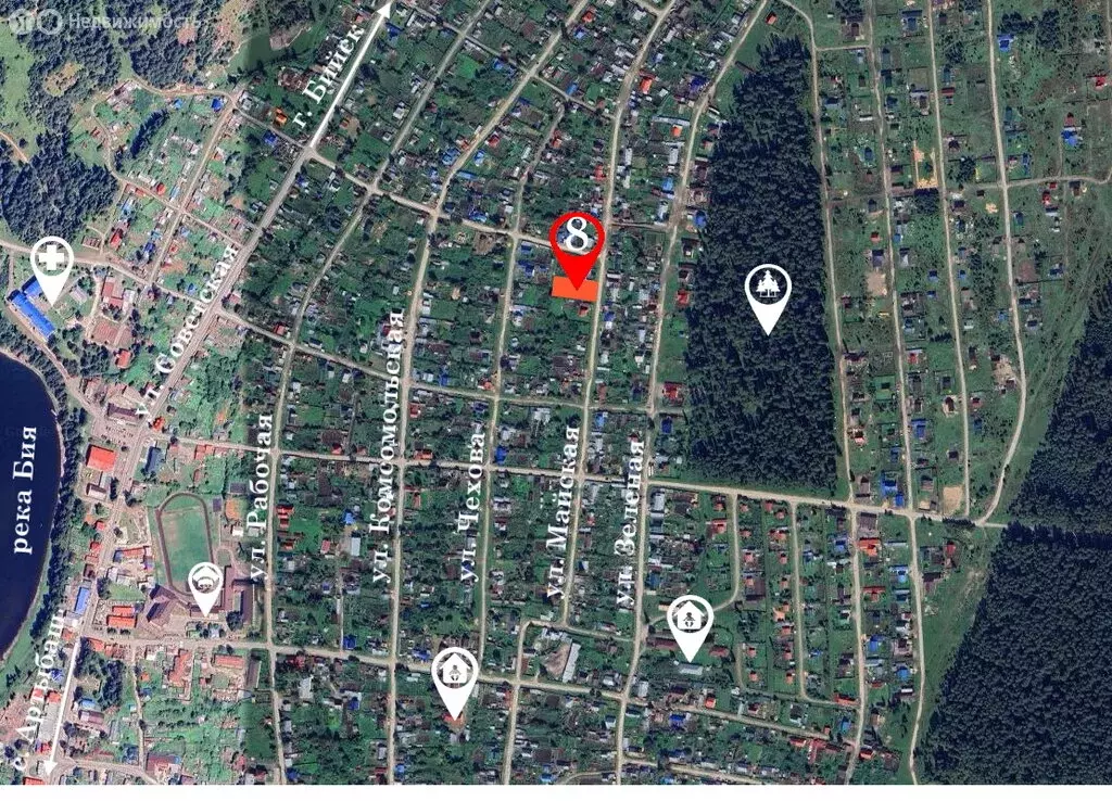 Участок в село Турочак, Майская улица (15 м) - Фото 1