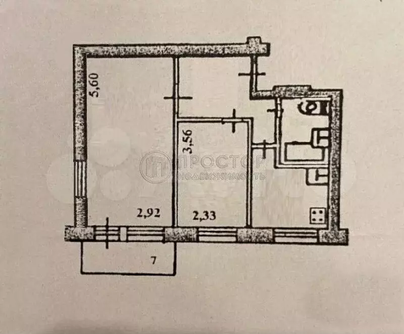 2-к. квартира, 42 м, 2/5 эт. - Фото 0